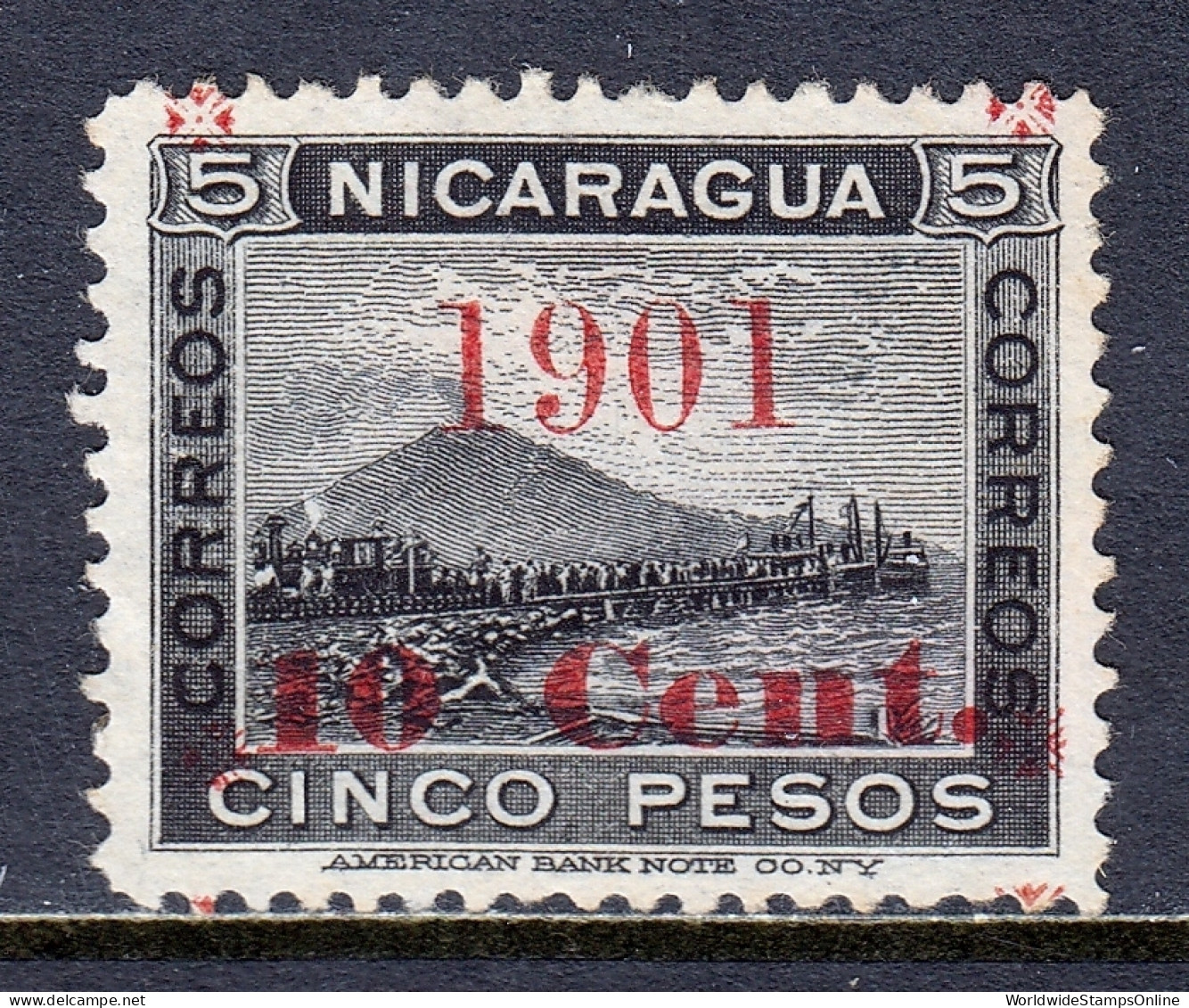 Nicaragua - Scott #135 - MNG - Pencil/rev. - SCV $12 - Nicaragua