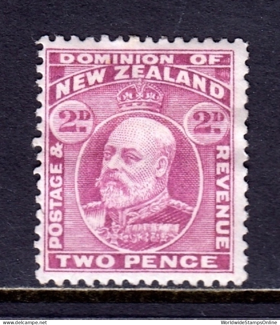 New Zealand - Scott #132 - MH - See Description - SCV $25 - Unused Stamps