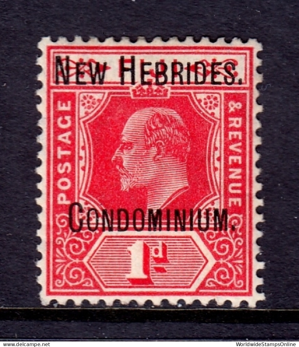 New Hebrides (EN) - Scott #11 - MH - SCV $11 - Unused Stamps