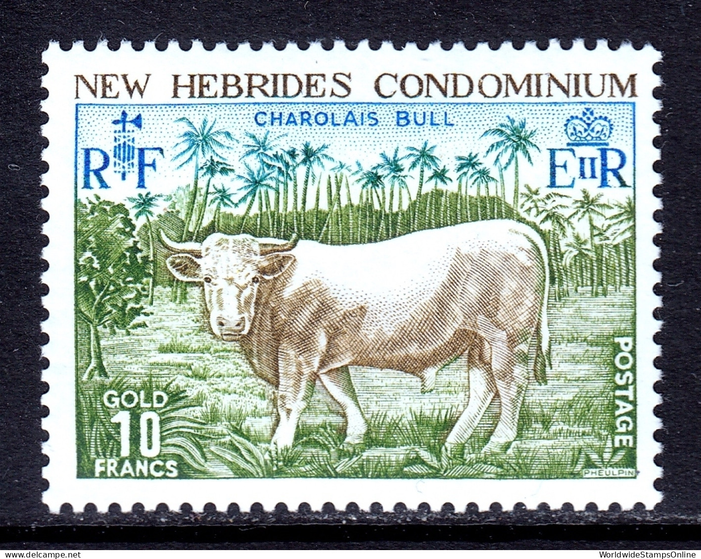 New Hebrides (EN) - Scott #196 - MNH - SCV $10 - Unused Stamps
