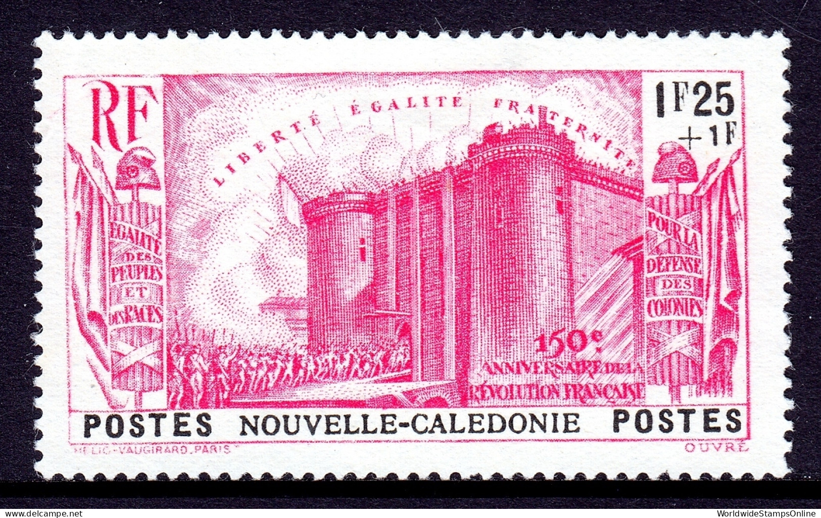 New Caledonia - Scott #B8 - MNG - SCV $13 - Unused Stamps