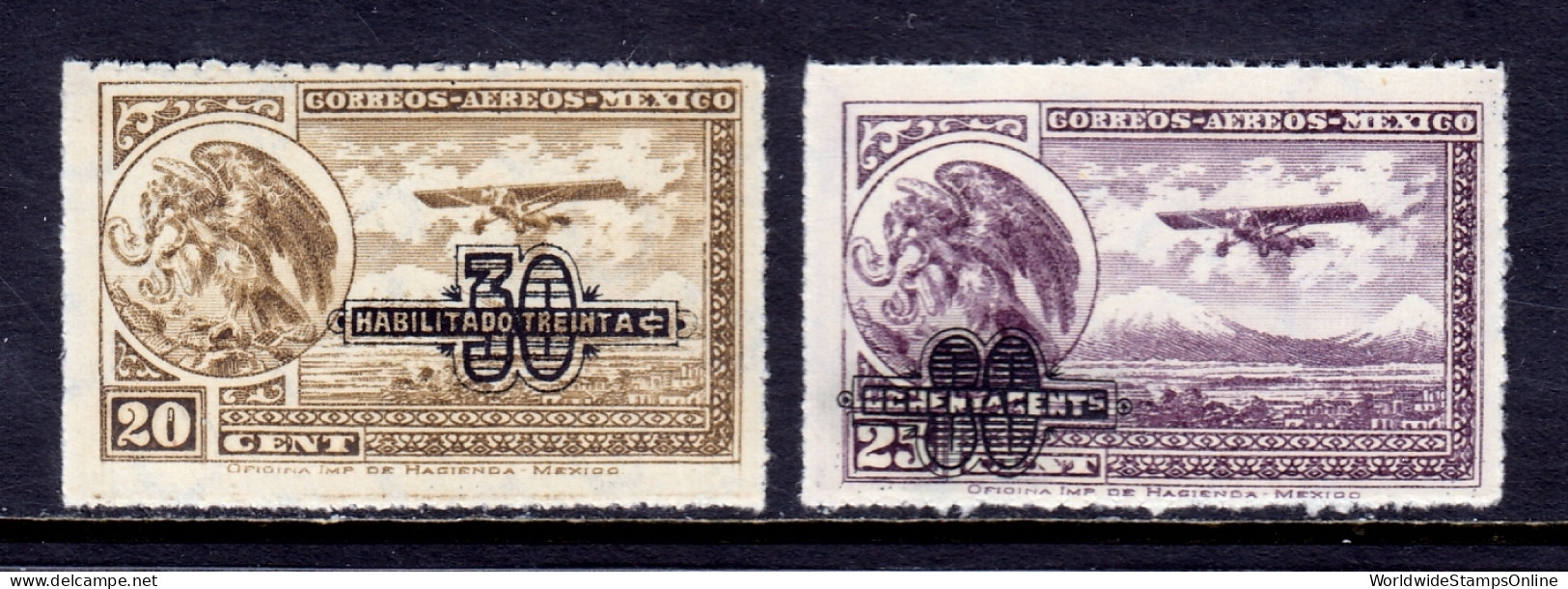 Mexico - Scott #C49, C50 - MNH - SCV $6.00 - Mexiko