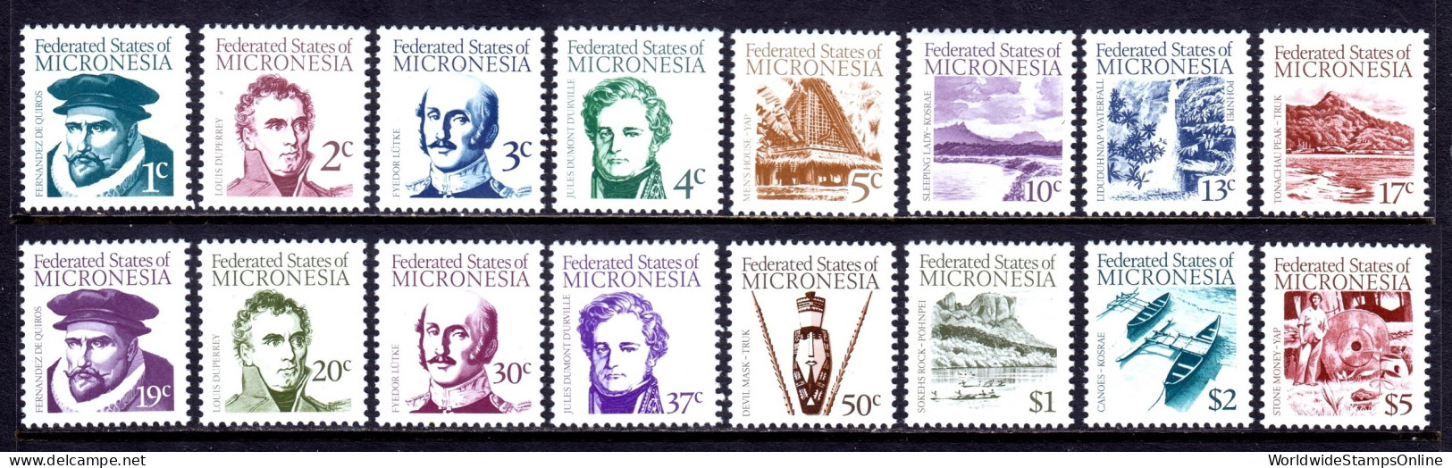 Micronesia - Scott #5-20 - MNH - SCV $18 - Mikronesien