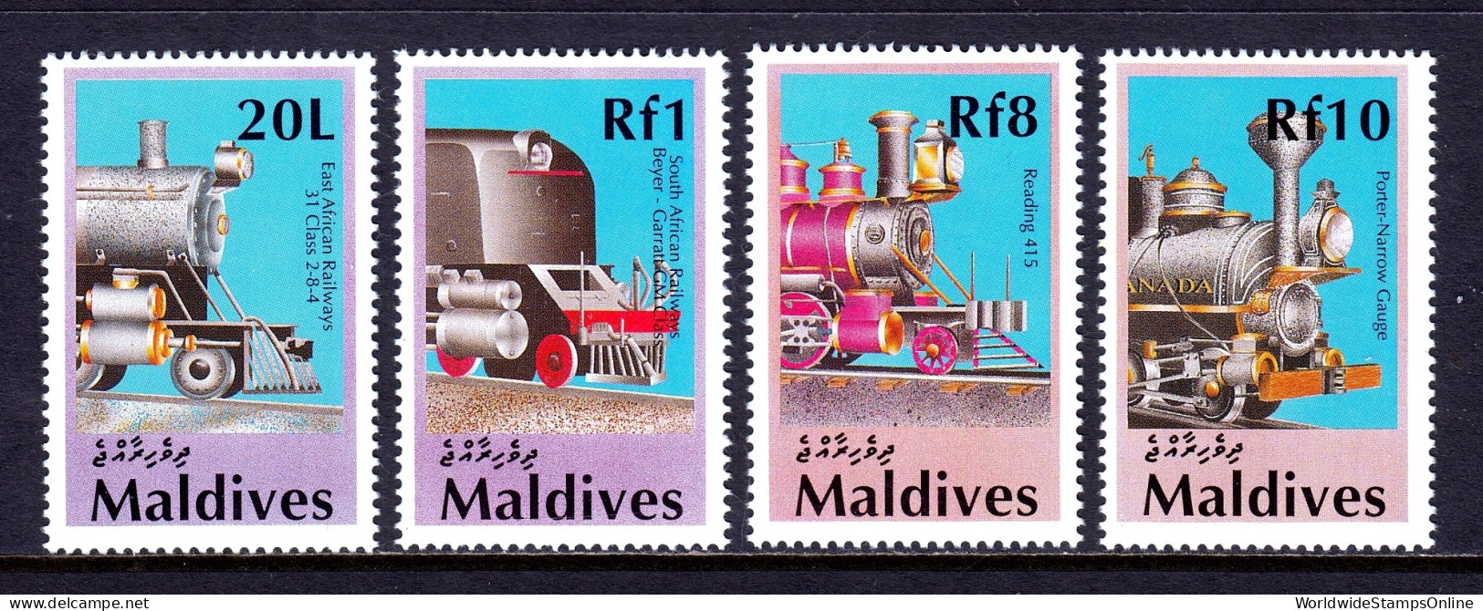 Maldives - Scott #1476//1482 - MNH - Short Set - SCV $7.90 - Maldivas (1965-...)