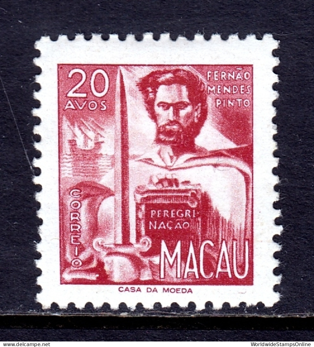 Macao - Scott #358 - MH - SCV $18 - Neufs