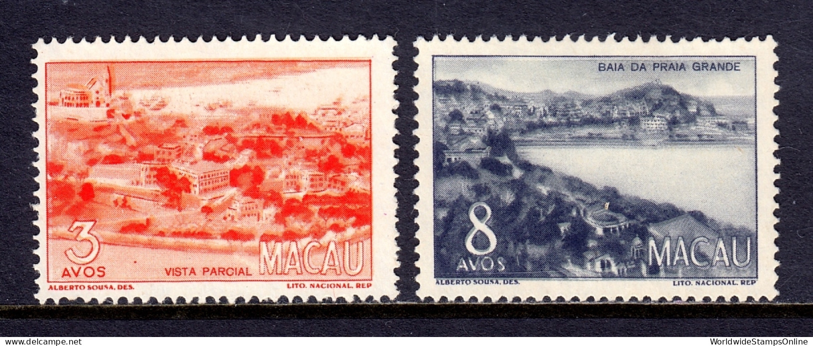 Macao - Scott #343, 344 - MNG - SCV $17 - Ongebruikt