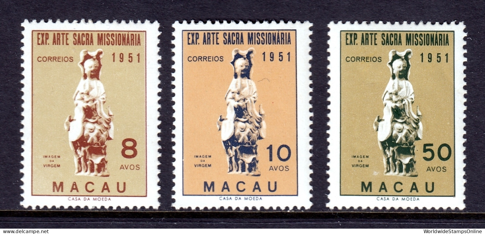 Macao - Scott #368-370 - MH - See Description - SCV $40 - Ongebruikt