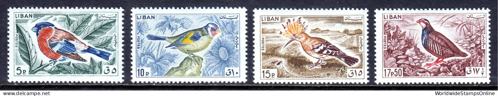 Lebanon - Scott #434//437 - MH - Short Set, Pencil/rev. #436 - SCV $43 - Libano