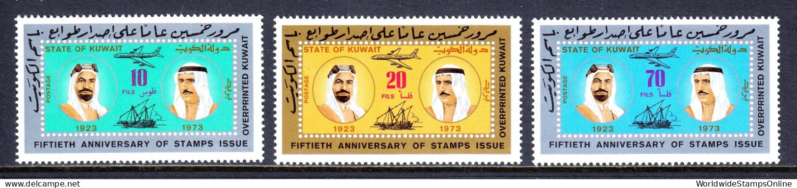 Kuwait - Scott #580-582 - MNH - SCV $5.60 - Koweït