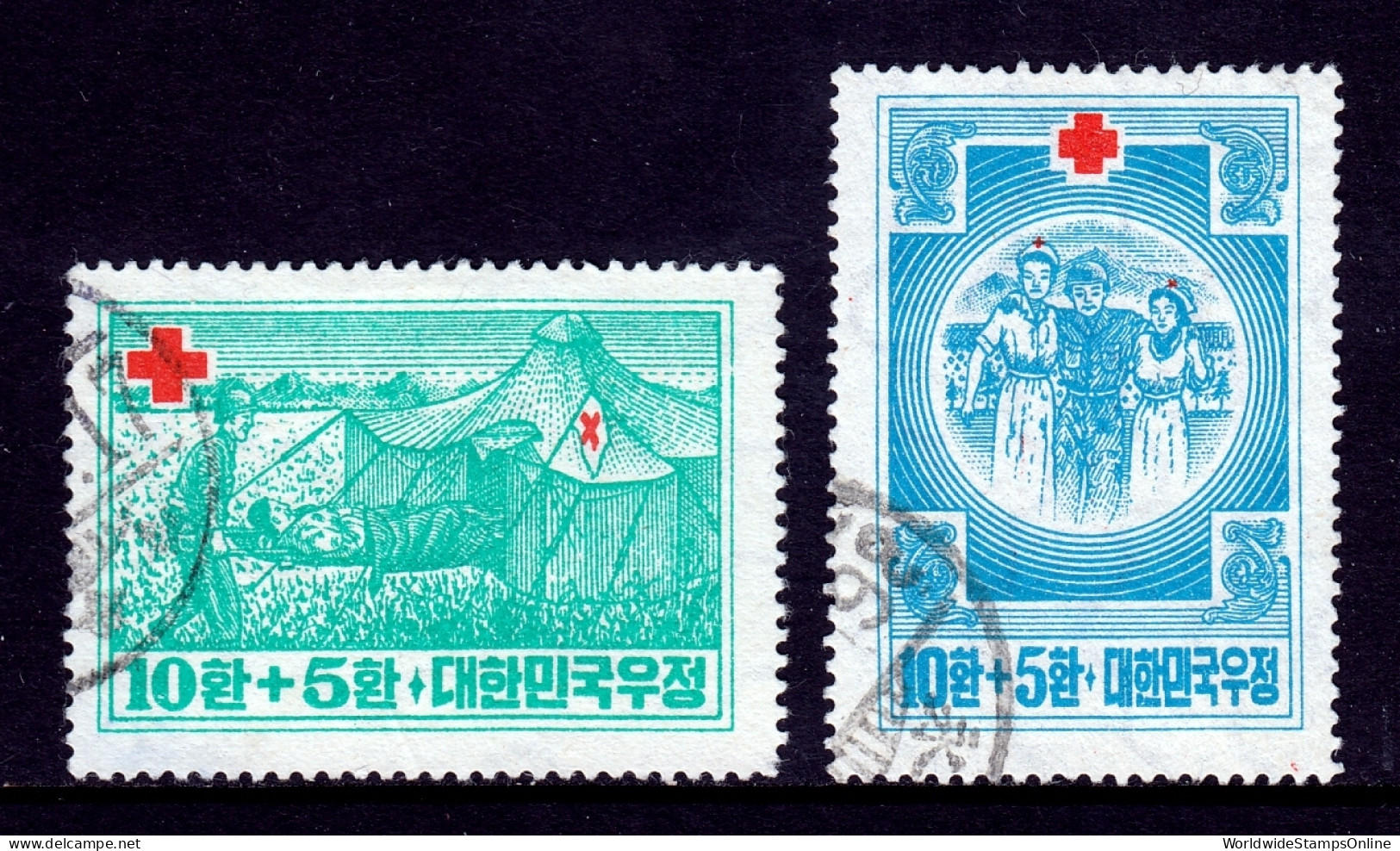 Korea - Scott #B1-B2 - Used - See Description - SCV $10 - Korea (Zuid)