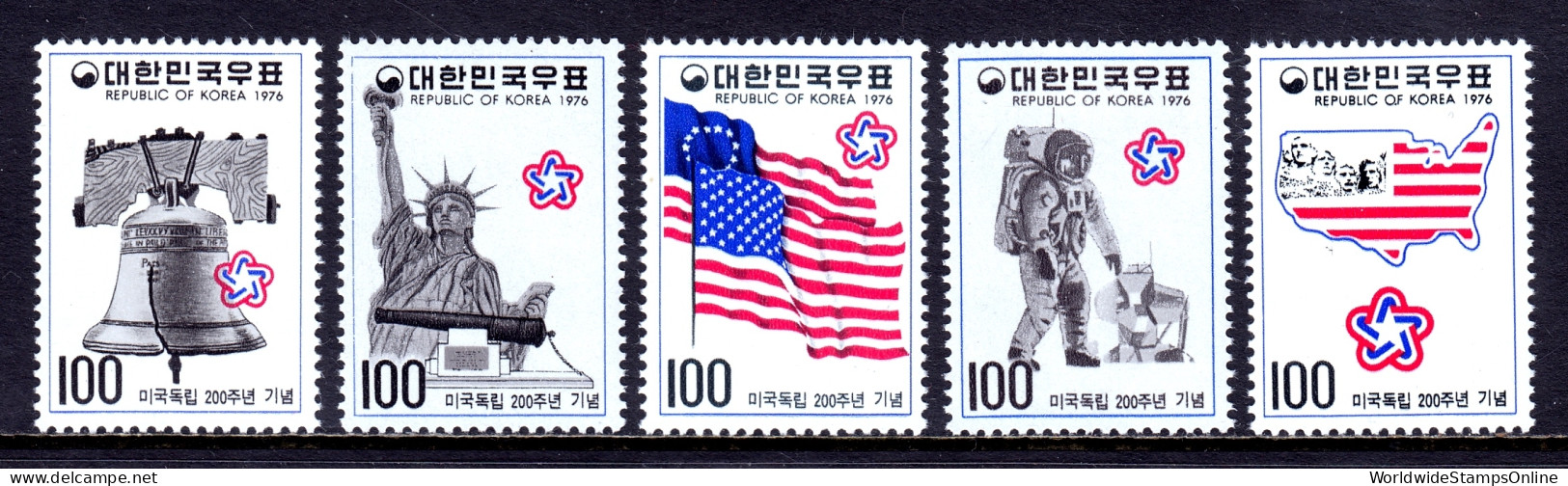 Korea - Scott #1034-1038 - MNH - SCV $15 - Korea, South