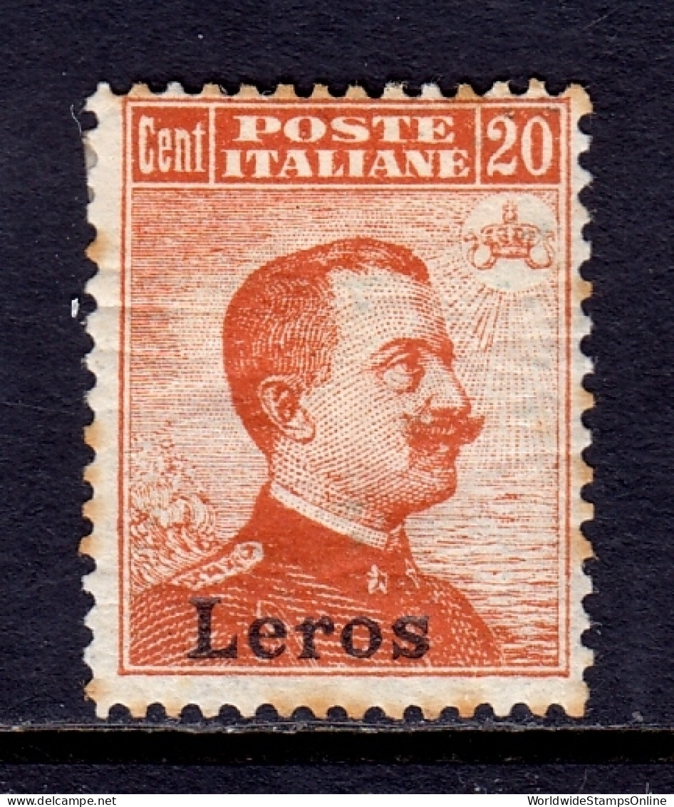 Italy (Lero) - Scott #10 - Unwmk. - MH - Toning Specks, Gum Wrinkling - SCV $65 - Aegean (Lero)