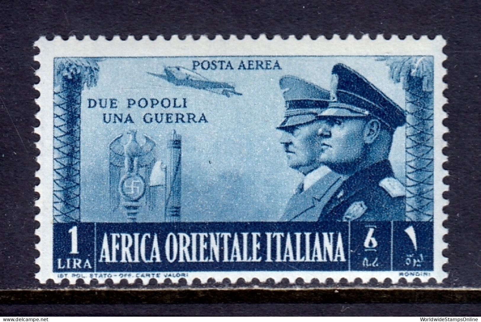 Italian East Africa - Scott #C19 - MH - Thin Speck - SCV $10 - Africa Oriental