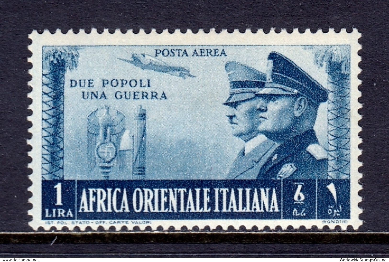 Italian East Africa - Scott #C19 - MH - SCV $10 - Africa Orientale