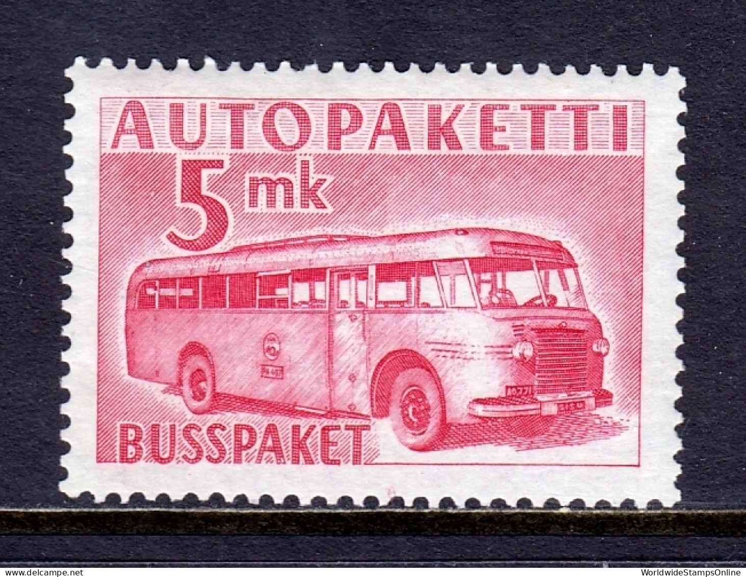 Finland - Scott #Q6 - MH - SCV $6.25 - Paketmarken