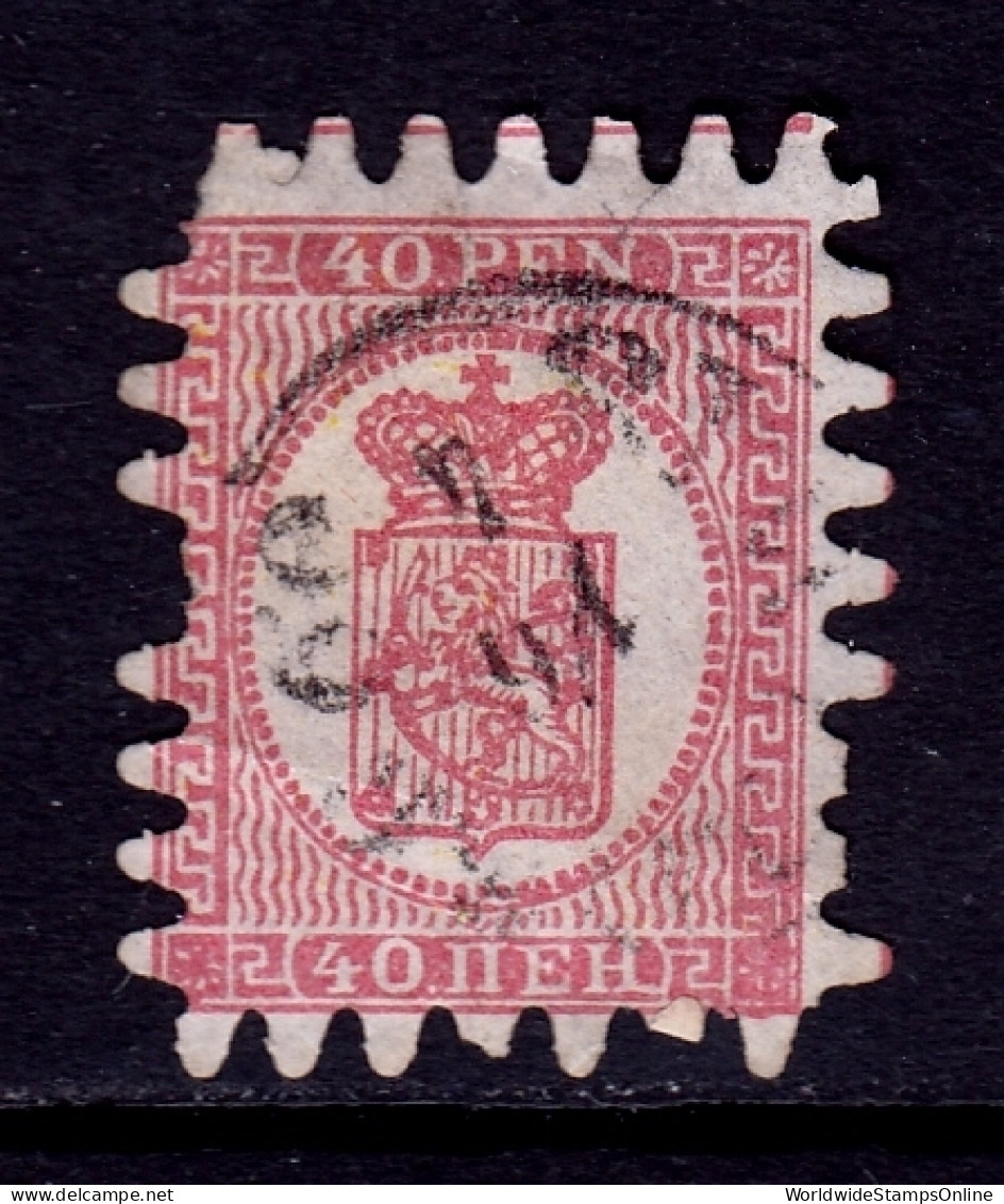 Finland - Scott #10b - Used - Ragged Perfs, Creasing At Bottom - SCV $85 - Usati