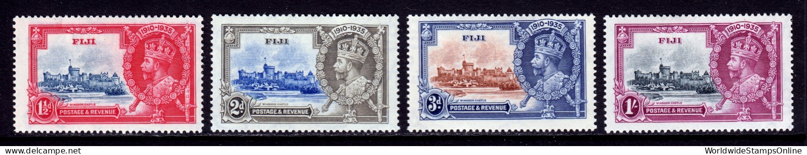 Fiji - Scott #110-113 - MH - SCV $15 - Fiji (...-1970)