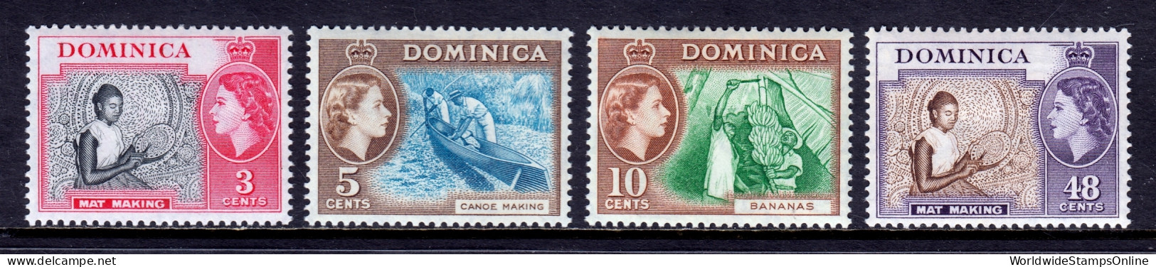 Dominica - Scott #157-160 - MH - SCV $25 - Dominica (...-1978)