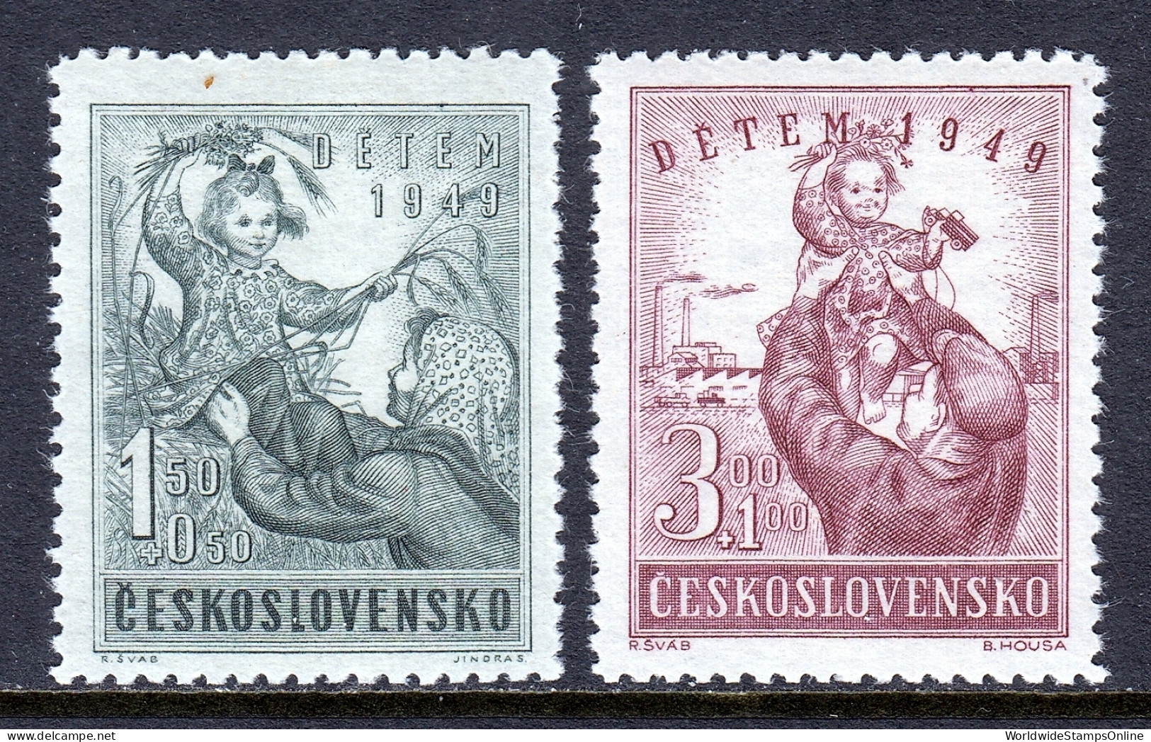 Czechoslovakia - Scott #B166-B167 - MNH - SCV $11 - Ungebraucht