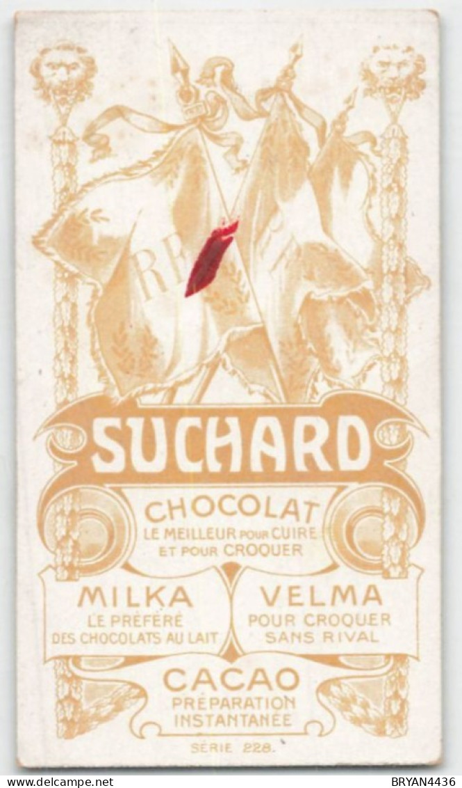 CHROMO - CHOCOLAT SUCHARD - MILITARIA - UNIFORME - ZOUAVE - TENUE D' EXERCICE - Suchard