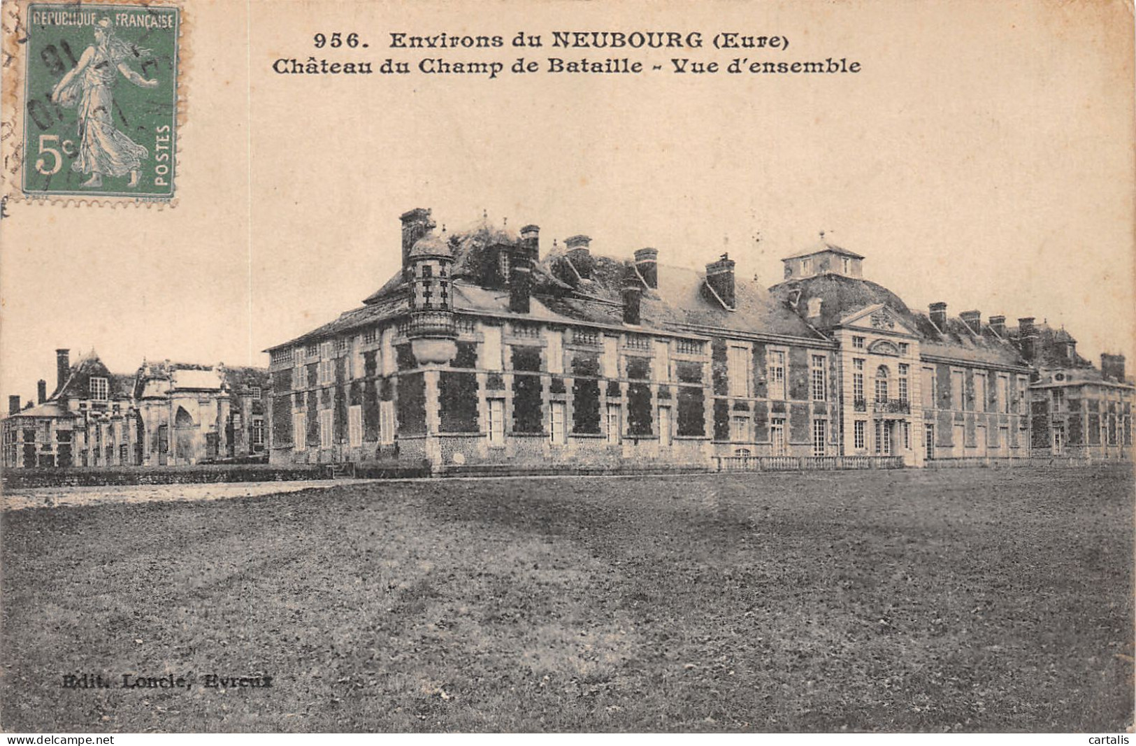 27-LE NEUBOURG CHATEAU DU CHAMP DE BATAILLE-N°3887-G/0073 - Le Neubourg