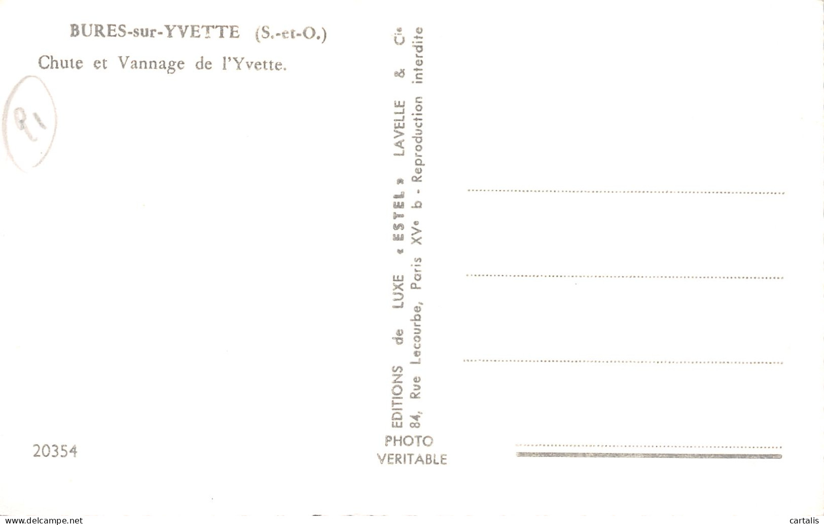 91-BURES SUR YVETTE-N°3887-F/0303 - Bures Sur Yvette