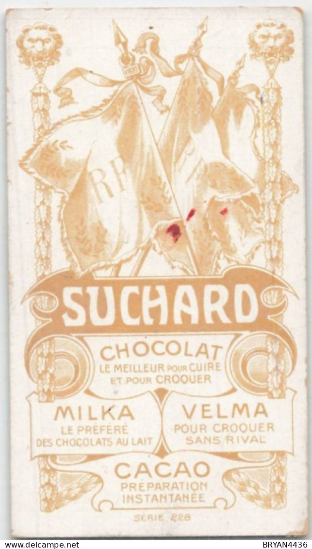 CHROMO - CHOCOLAT SUCHARD - MILITARIA - UNIFORME - FUSILIER MARIN - GRANDE TENUE - Suchard