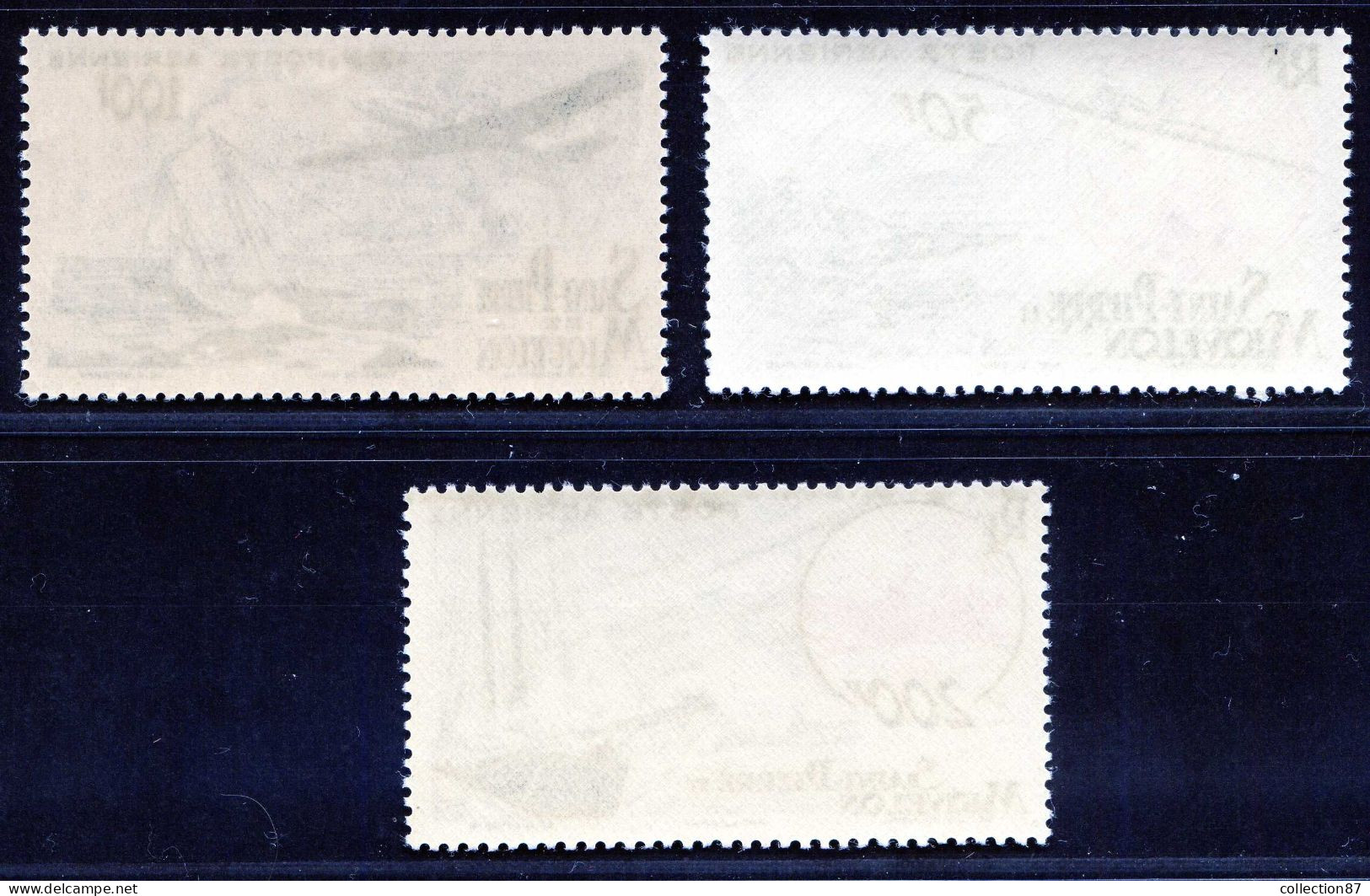 REF 086 > SAINT PIERRE Et MIQUELON < PA N° 18 ** 19 ** 20 ** < Neuf Luxe Voir Dos - MNH * * < SPM Poste Aérienne - Neufs