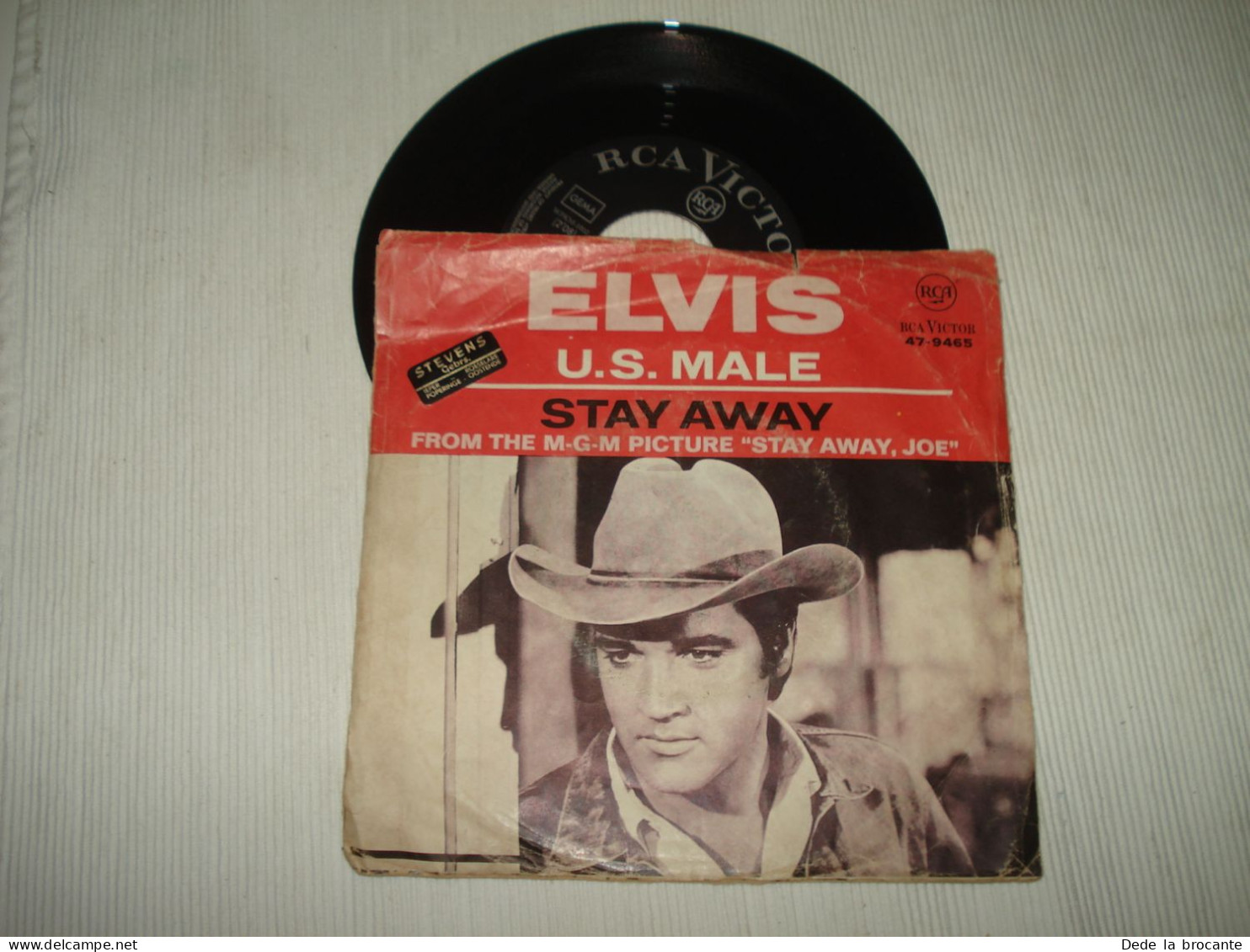 B14 / Elvis – U.S Male / Stay Away - SP – RCA - 47 9465 - Germany  1968  VG++/VG - Rock