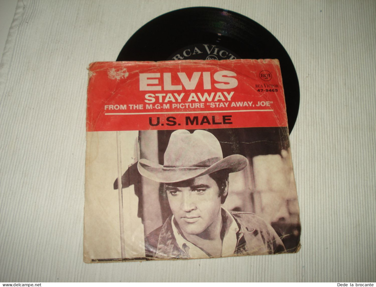 B14 / Elvis – U.S Male / Stay Away - SP – RCA - 47 9465 - Germany  1968  VG++/VG - Rock