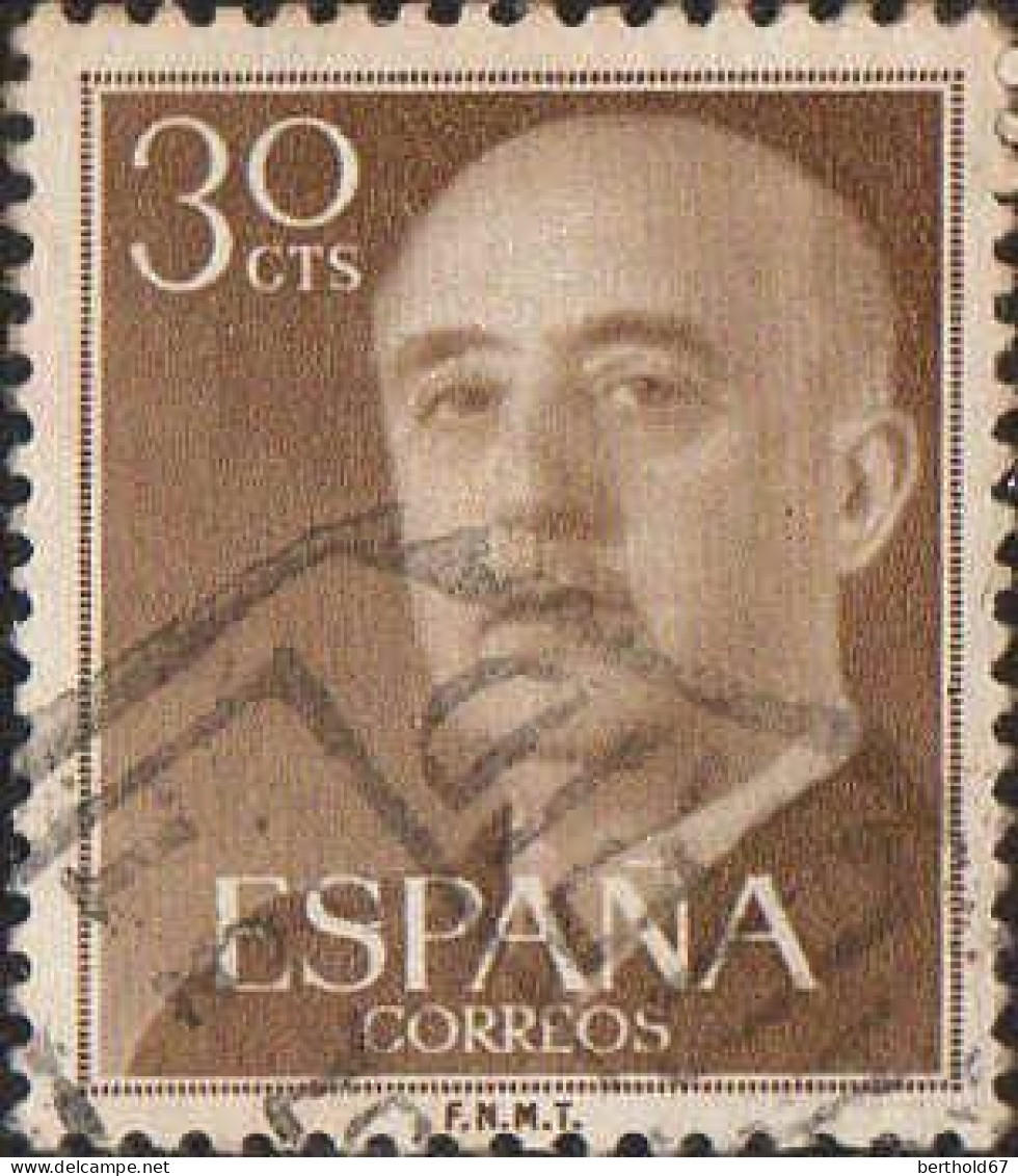 Espagne Poste Obl Yv: 858 Mi:1044 Ed:1147 General Franco (TB Cachet Hex) - Gebraucht
