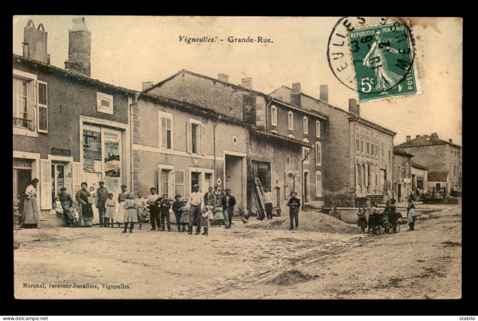 55 - VIGNEULLES - GRANDE RUE - EDITEUR MARCHAL - Vigneulles Les Hattonchatel