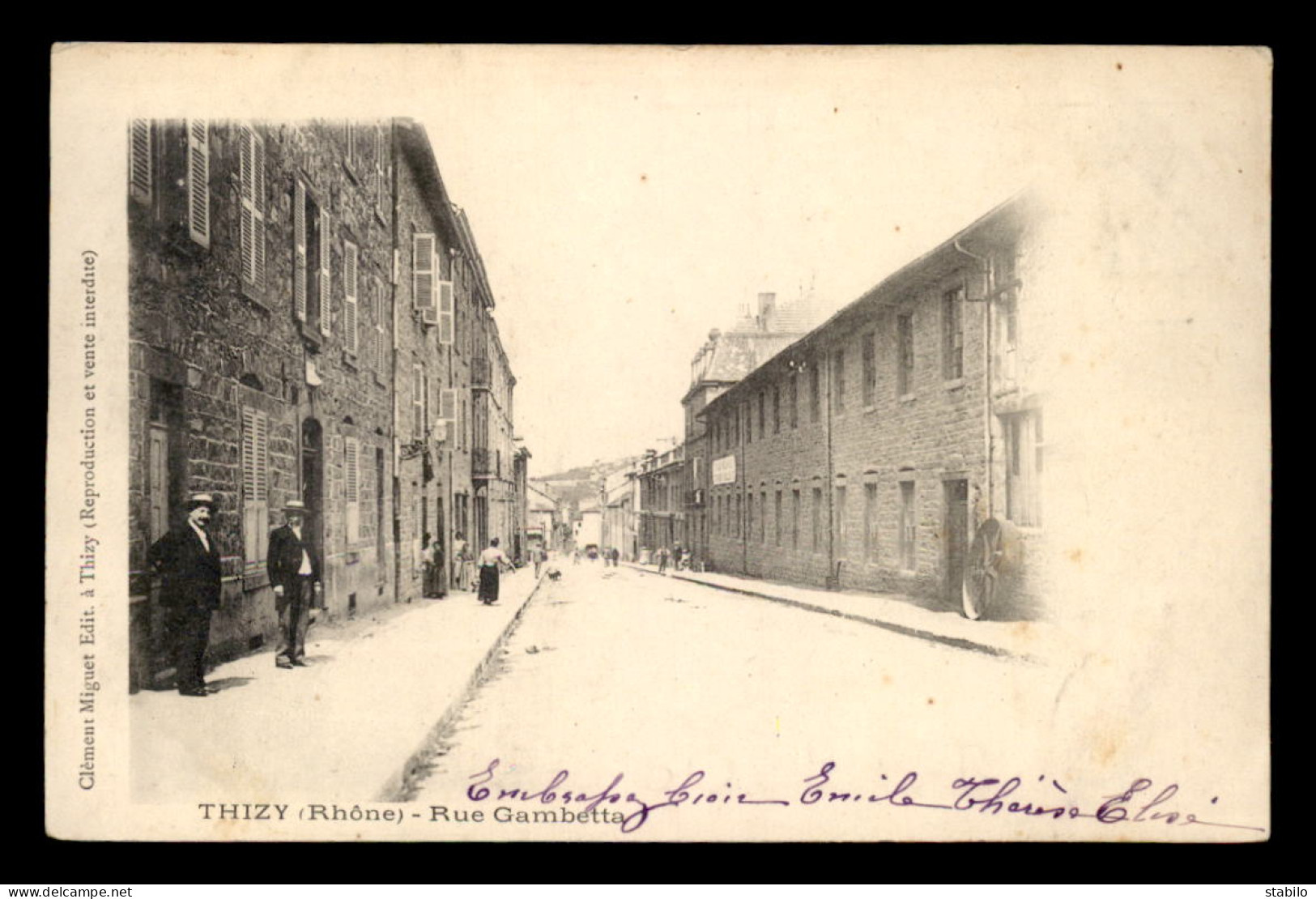 69 - THIZY - RUE GAMBETTA - Thizy