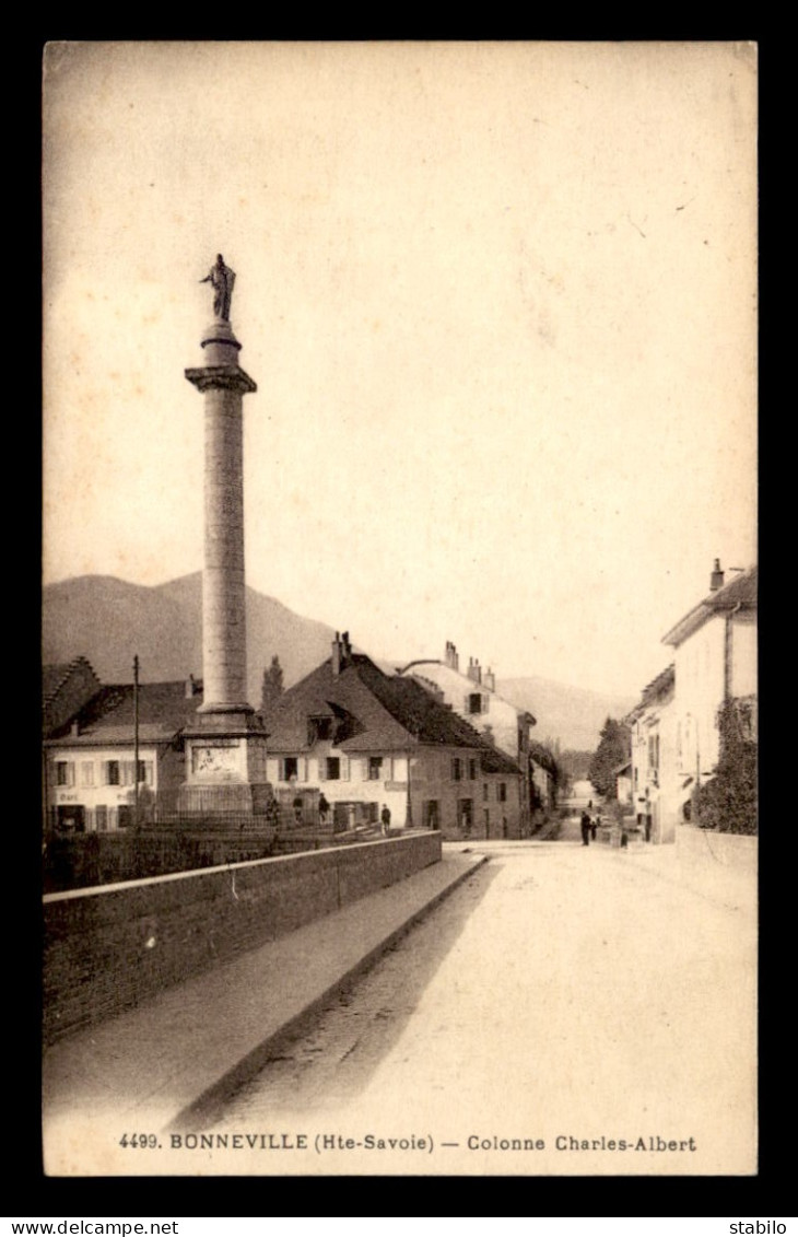 74 - BONNEVILLE - COLONNE CHARLES-ALBERT - Bonneville