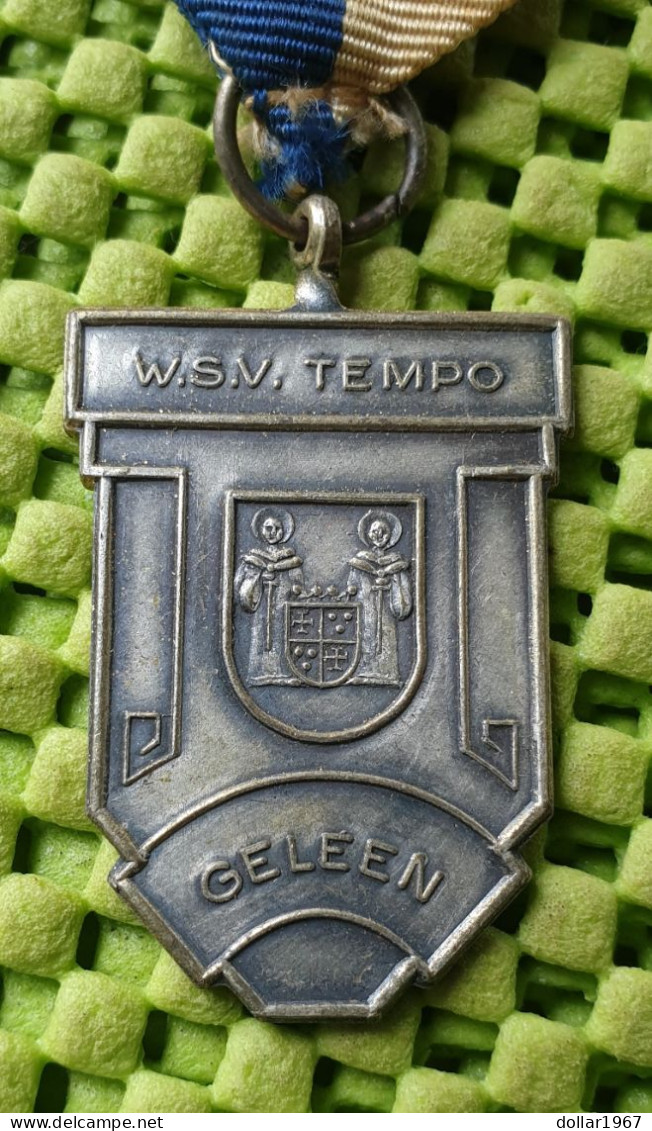 Medaile :  W.S.V. Tempo Geleen ( Munstergeleen ) . -  Original Foto  !!  Medallion  Dutch - Autres & Non Classés