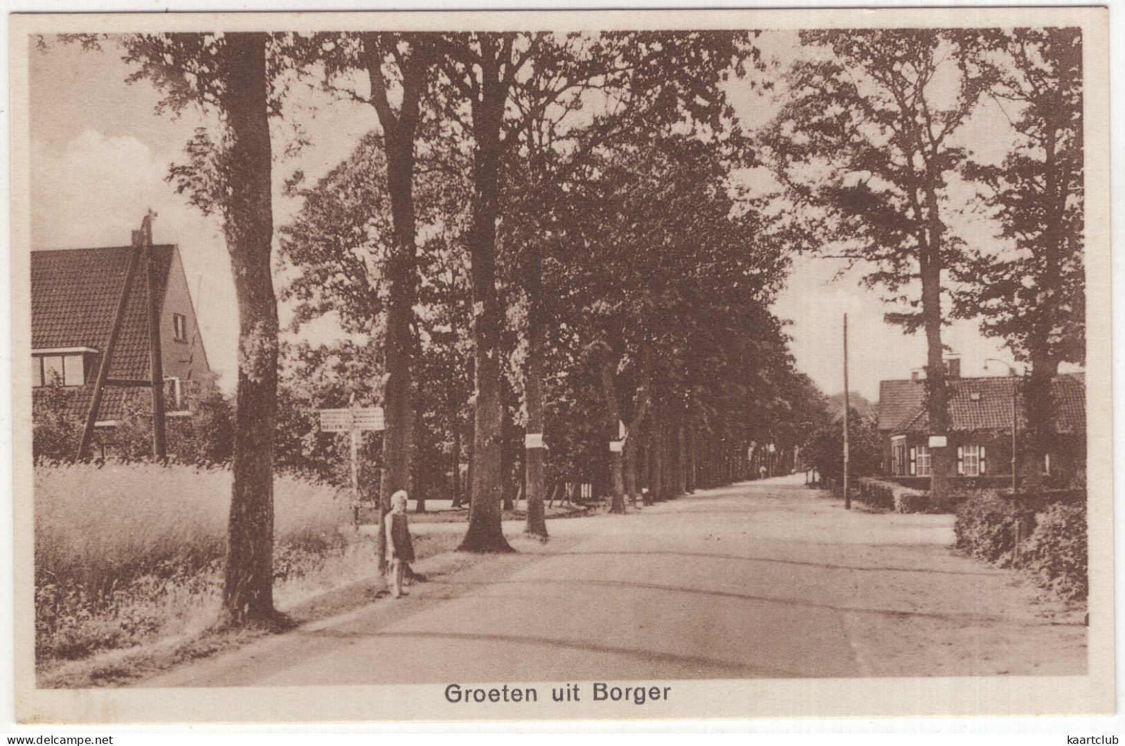 Groeten Uit Borger - (Nederland/Holland)  - Uitg. B. Weitering, Borger - 5993 - Sonstige & Ohne Zuordnung