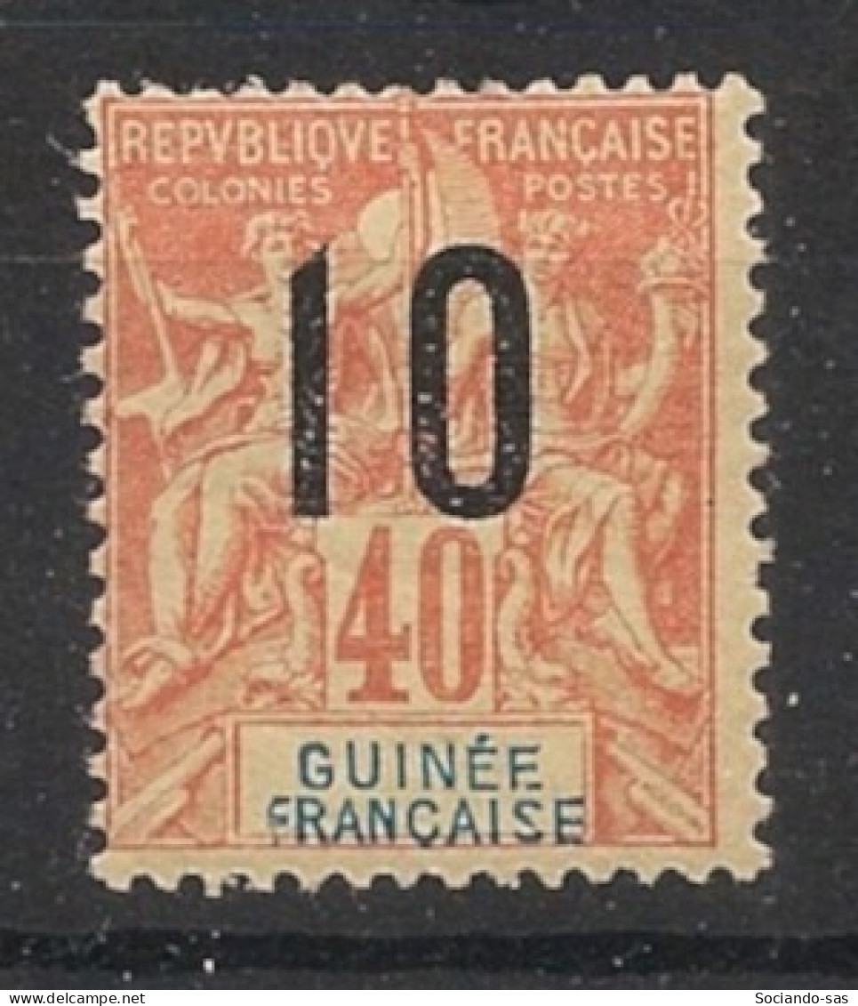 GUINEE - 1912 - N°YT 53 - Type Groupe 10 Sur 40c - VARIETE CRANCAISE - Neuf Luxe ** / MNH - Nuevos