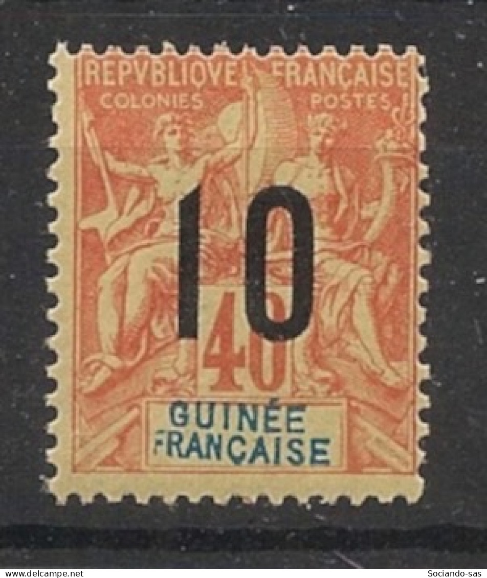 GUINEE - 1912 - N°YT 53 - Type Groupe 10 Sur 40c - VARIETE CRANCAISE - Neuf Luxe ** / MNH - Nuevos