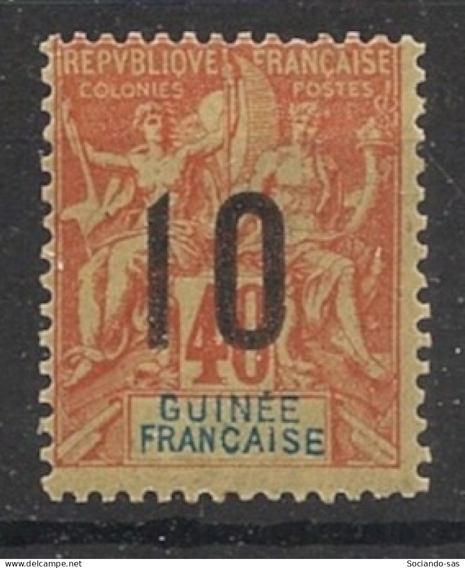 GUINEE - 1912 - N°YT 53 - Type Groupe 10 Sur 40c - VARIETE GJINEE - Neuf Luxe ** / MNH - Nuevos
