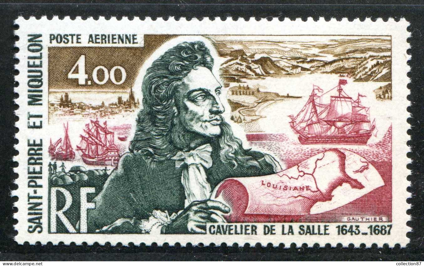 REF 086 > SAINT PIERRE Et MIQUELON < PA N° 56 * * < Neuf Luxe Voir Dos - MNH * * < SPM Poste Aérienne - Nuevos