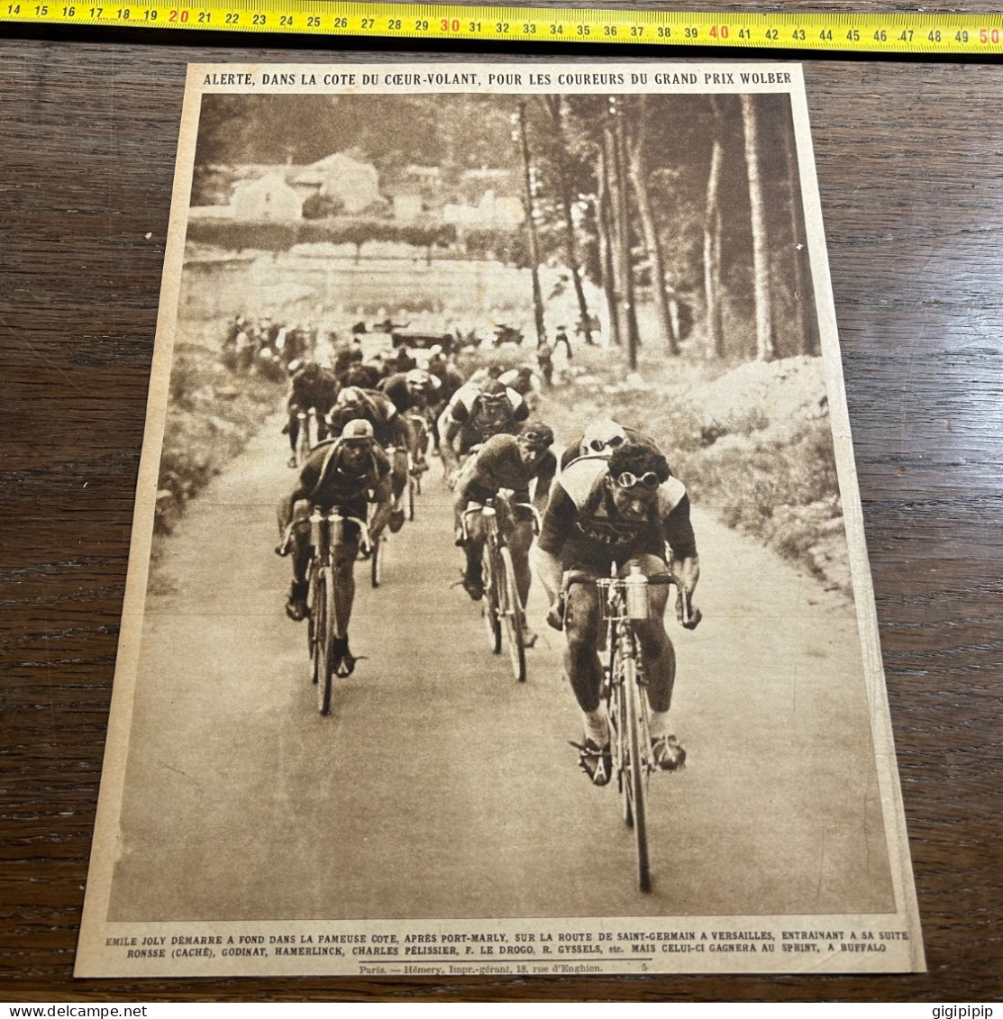 1931 MDS COTE DU CŒUR-VOLANT GRAND PRIX WOLBER Conakry Jean Chartier Course Indigenes - Collections