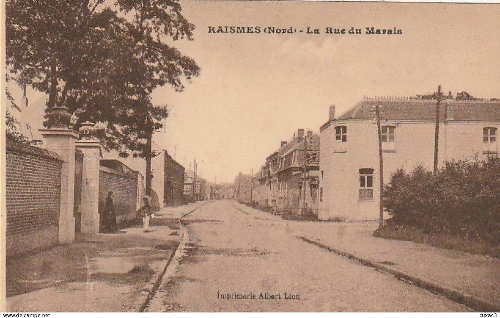 59 -raismes - La Rue Du Marais - Raismes