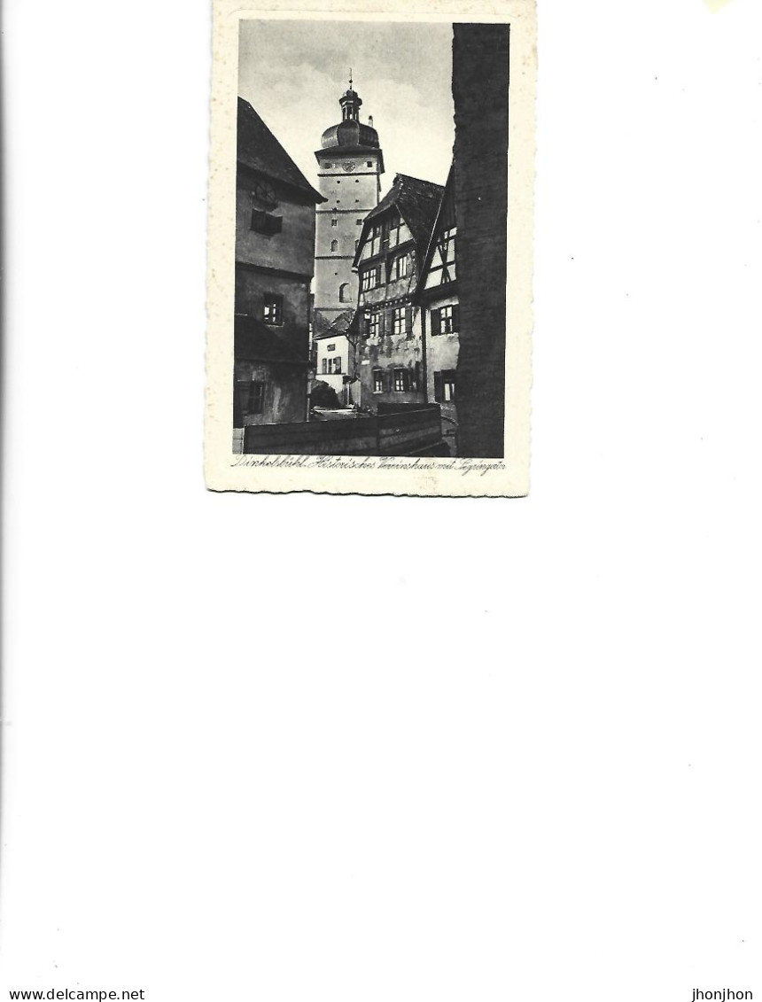 Germany - Postcard Unused -    Dinkelsbühl - Historic Holiday Home With Segringer Tor - Dinkelsbühl