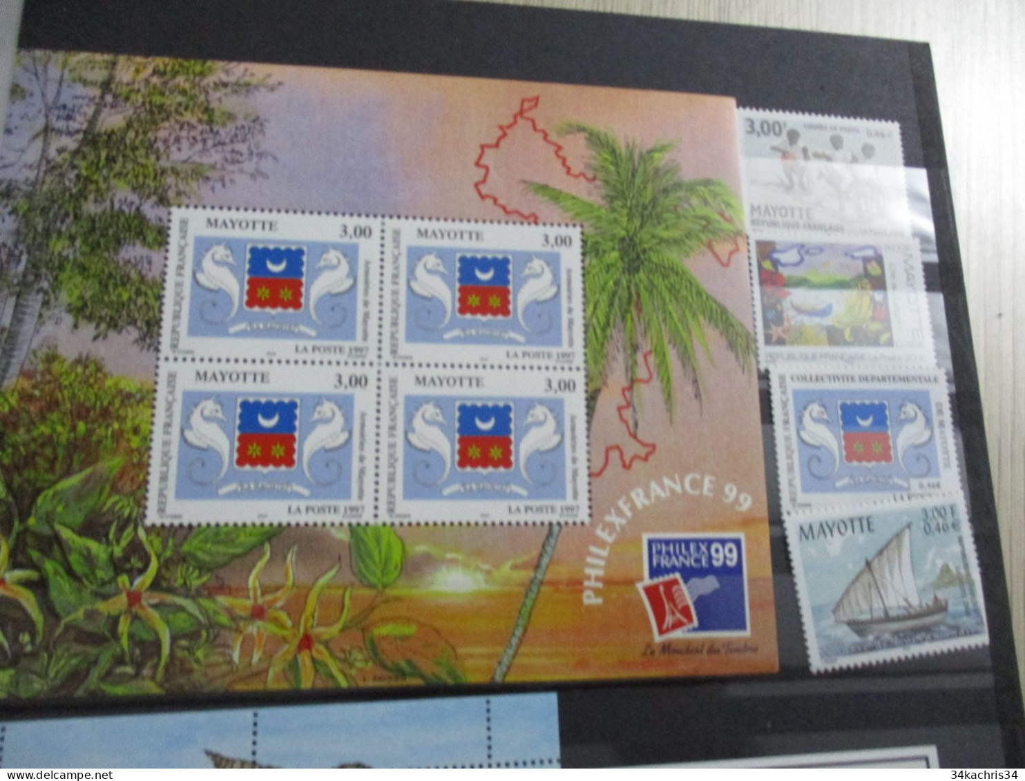 Mayotte  Petite Collection TP Neuf Sans Charnière Franc Et €uros En Grande Majorité En Sous Faciale - Ongebruikt