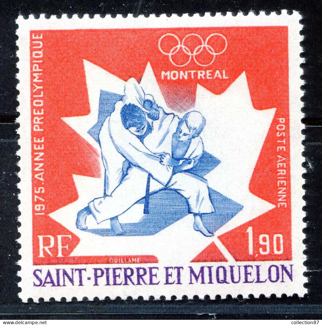 REF 086 > SAINT PIERRE Et MIQUELON < PA N° 61 * * < Neuf Luxe Voir Dos - MNH * * < SPM Poste Aérienne - Judo - Nuovi