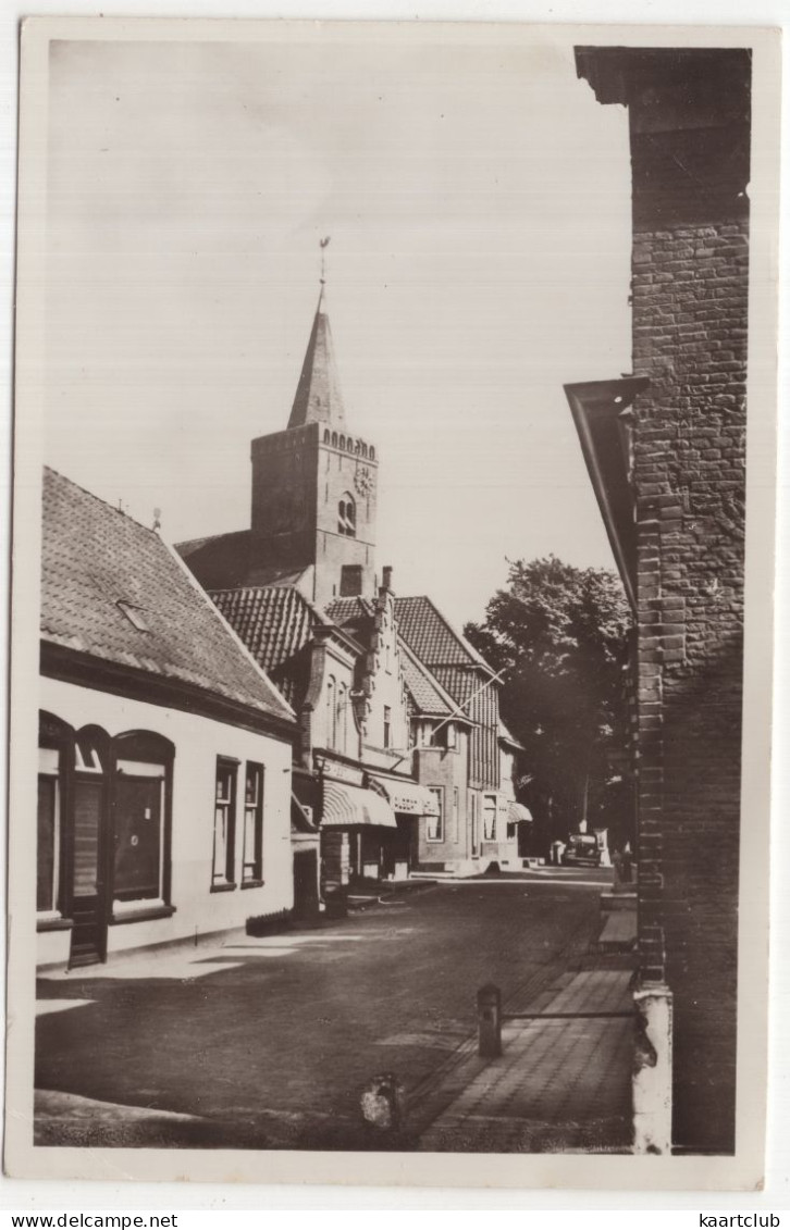 Gezicht Op N.H. Kerk, Den Burg- (Nederland/Holland) - 1951 - Uitg. Texelse Courant-Boekh., Parkstr.,Texel - MATFORD '36 - Texel