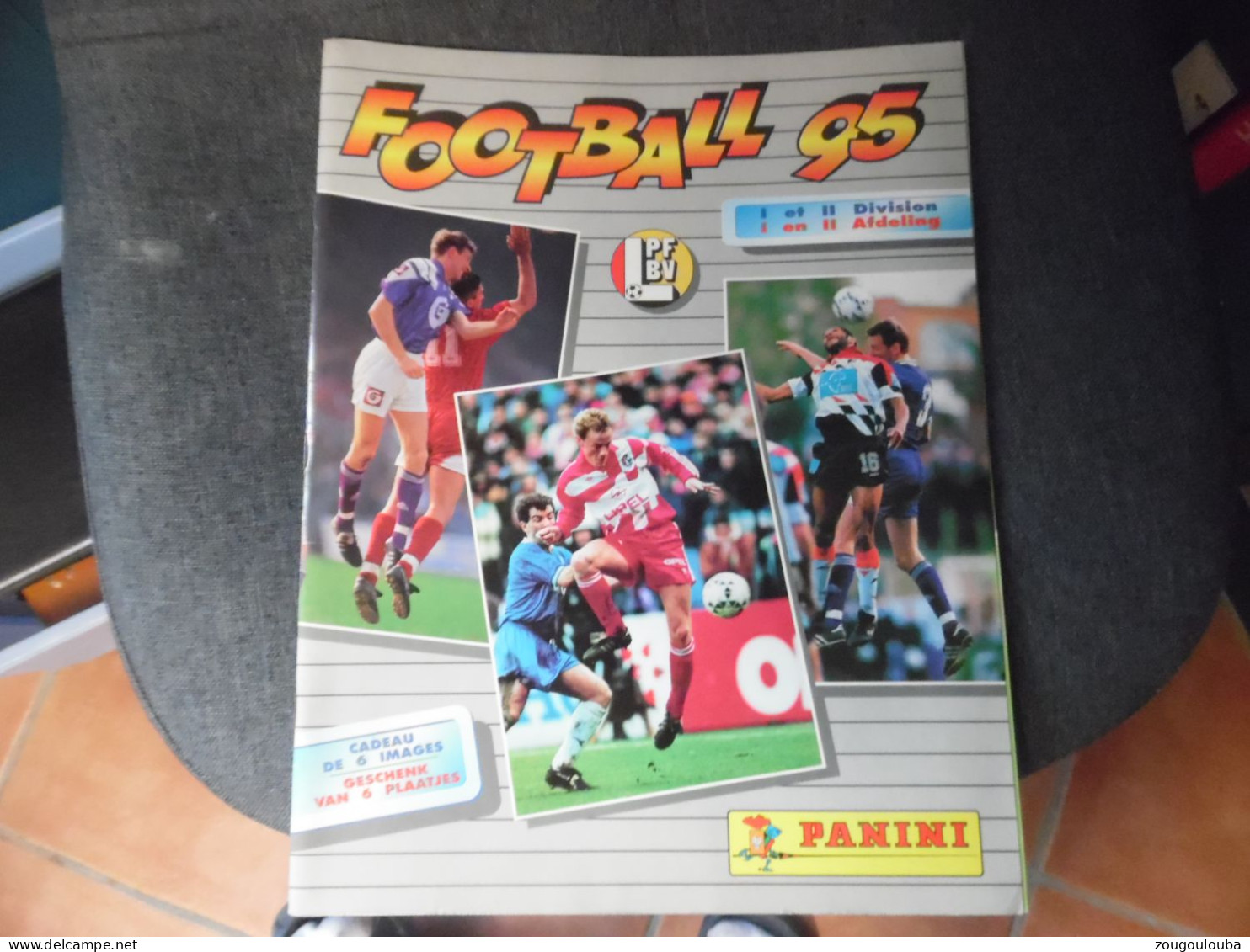 Album Panini Football 95 1 Et 2 Division à Compléter - Andere & Zonder Classificatie