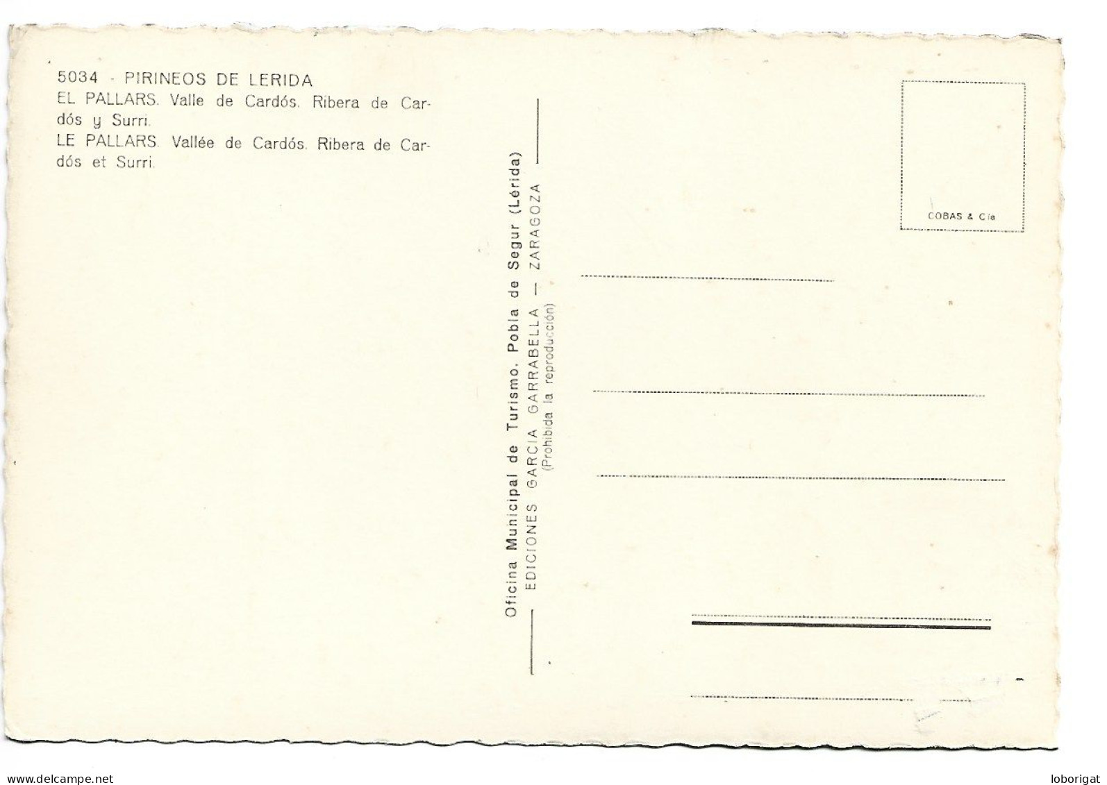 VALL D'CARDOS.- PIRINEU CATALA.- RIBERA DE CARDOS Y SURRI / LLEIDA.- ( CATALUNYA) - Lérida