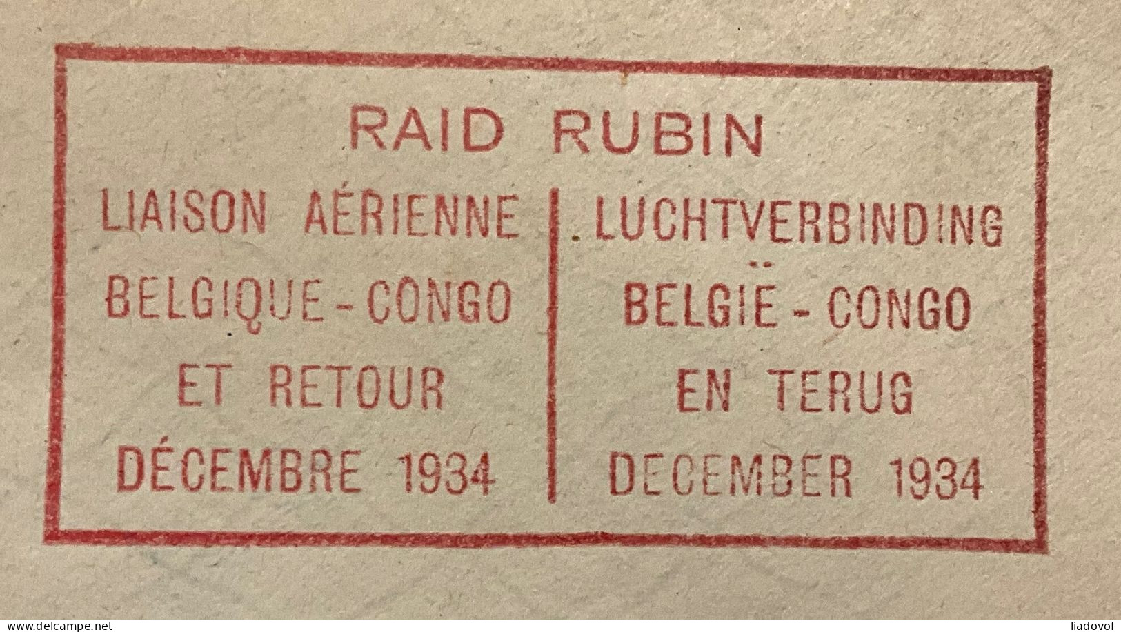 Lettre Poste Aérienne "Raid Rubin" Affr. Petit Montenez 212+214+215 OBP + Houyoux OBP 206+207+256 + PA Congo Belge - 1915-1920 Alberto I