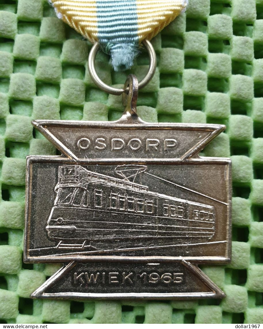 Medaile : Osdorp Amsterdam - Kwiek 1965 ( Tram )  . -  Original Foto  !!  Medallion  Dutch - Autres & Non Classés